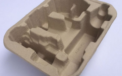 黃色干壓環(huán)保紙托